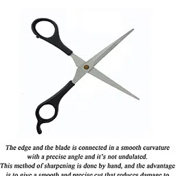varnika HBS scissor for hair cutting for salon use Scissors (Set of 1, Black) image 2