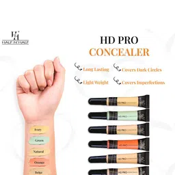 Half N Half HD Pro Concealer - 18 g - Ivory image 3