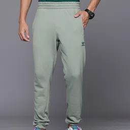 ADIDAS Originals Men Pure Cotton Slim Fit French Terry ESS Joggers-image-29