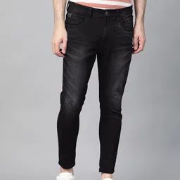 WROGN Men Black Skinny Fit Mid-Rise Clean Look Stretchable Jeans-picture-40