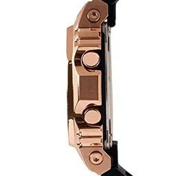 casio G-Shock GM-S5600PG-1DR Rose Gold Digital Dial Black Resin Strap WoMen's Watch Shock And 200M Water Resistant G1070 image 3