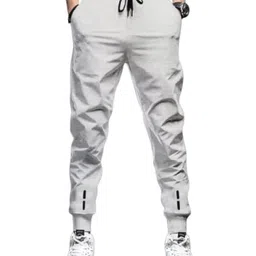 riksaw Track Pants for Mens || Joggers for Mens || Men's Sports Regular Fit Polyester Track Pant with Two Side Zipper Pockets (L15 Cut) image 1