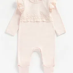 mothercare Infant Kids Girls Pink Printed Rompers-picture-44