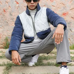 Campus Sutra Colourblocked Windcheater Puffer Jacket image 2