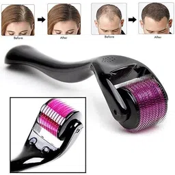 Generic Derma Roller for Hair Growth | Titanium Microneedles 0.5 mm | For Bald Scalp & Thinning Hair | Unisex Adult image 5