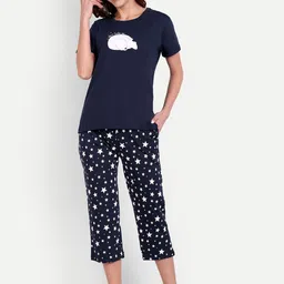 Bedtime story Women Printed Pure Cotton Night suit-picture-18