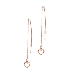 ToniQ Golden Threader Drop Earrings image 4