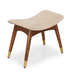 globally indian Zuno Seating Stool in Beige Color image 4