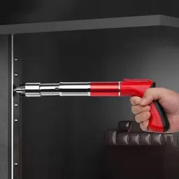VIHAX Manual Nail Gun with 100 Nails, 5 Gears, Fastening Tool for Red Brick Walls, Concrete Walls and Wooden Boards image 4