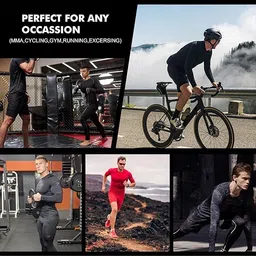 akiba Full Sleeve Skins Performance Fit Compression for MMA, BJJ Rash Guard,Gym, Running, Cycling image 4