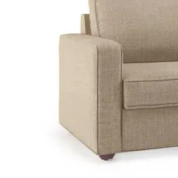 urban ladder create Apollo 1 Seater Fabric Sofa in Sandshell Beige Colour image 3