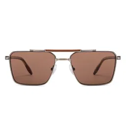 John Jacobs Brown Full Rim Square Tints JJ S70152 Sunglasses image 2
