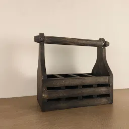 symplify Audrey Wooden Kitchen Roll Holder And Cutlery Holder image 8