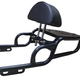 BULLKARTZONE Adjustable Backrest with Carrier for Bullet Reborn Cushion Adjustable Direct Fit, Black image 1