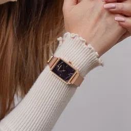 JOKER & WITCH Toffeenut & Caramel Analogue Couple Watch Gift Set JWCW291 image 2