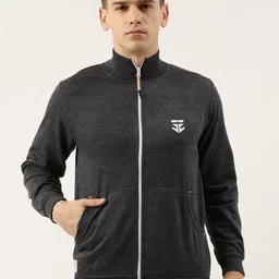 Sports52 wear Men Grey Lightweight Training or Gym Sporty Jacket-picture-17
