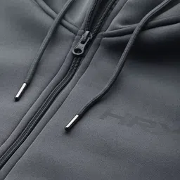 HRX by Hrithik Roshan Reflective Strip Rapid-Dry Hooded Training Jacket image 2