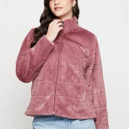 Cantabil Mock Neck Fleece Lightweight Quilted Jacket image 1