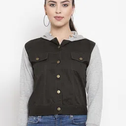 VOXATI Women Crop Hooded Tailored Jacket-picture-38