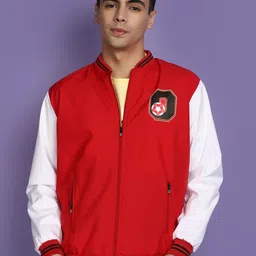 V-Mart Colourblocked Varsity Jacket-picture-15