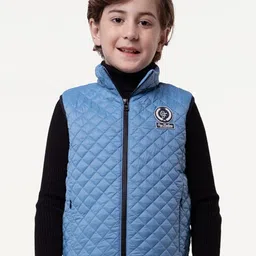 One Friday Boys Sleeveless Quilted Jacket-picture-44