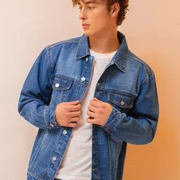 Beyoung Washed Cotton Denim Jacket-picture-10