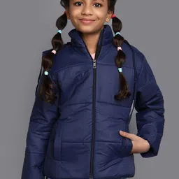 V-Mart Girls Acrylic Lightweight Hooded Padded Jacket-picture-29