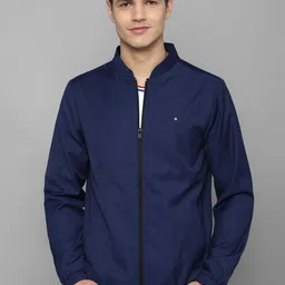 Allen Solly Men Navy Blue Sporty Jacket-picture-24