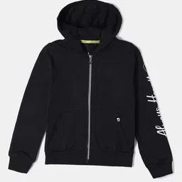 Jockey Girls Super Combed Cotton French Terry Graphic Printed Hoodie Jacket-AG20-picture-15