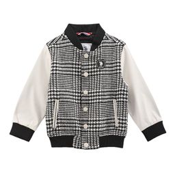 U.S. Polo Assn. Kids Boys Geometric Printed Mock Collar Bomber Jacket-picture-41