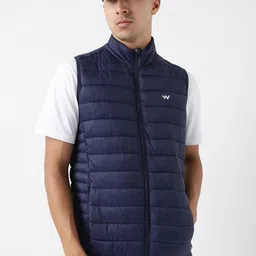Wildcraft Men Navy Blue Geometric Insulator Puffer Jacket-image-20
