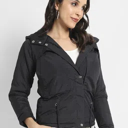 Campus Sutra Windcheater Crop Padded Jacket image 1