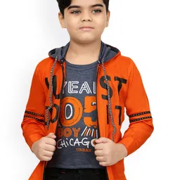 BAESD Boys Typography Printed Hooded Lightweight Bomber Jacket-picture-39