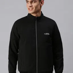 SHOWOFF Men Black Padded Jacket image 4