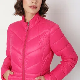 Vero Moda Mock Collar Padded Jacket image 5