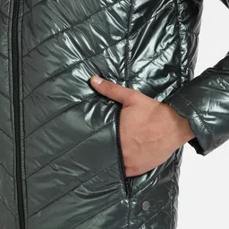 Campus Sutra Windcheater Hooded Puffer Jacket image 2