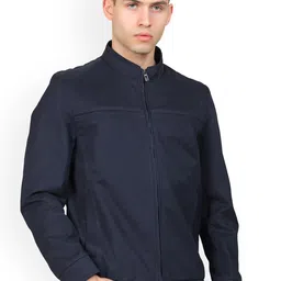 YOUNG CLUB CLASSIC Mock Collar Cotton Bomber Jacket image 3