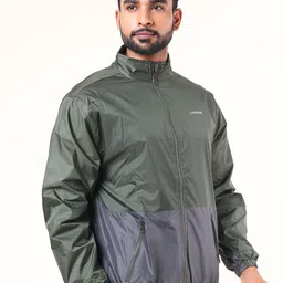 Dollar Men Colourblock Light Weight Windcheater with UV Protection and Pockets image 5