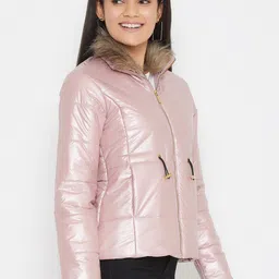 Crimsoune Club Women Pink Padded Jacket image 2