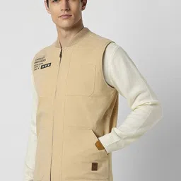 Peter England Casuals Stand Collar Bomber Jacket image 3