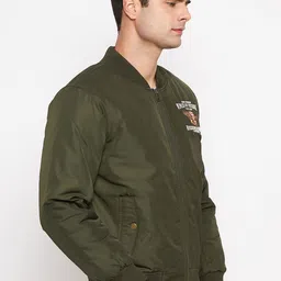 Duke Mandarin Collar Bomber Jacket image 2
