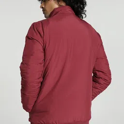 Puma Graphic Slim-Fit Mock Collar Bomber Jacket image 4