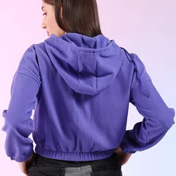 Freehand by The Indian Garage Co Lightweight Hooded Crop Tailored Jacket image 2