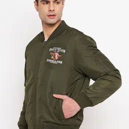 Duke Mandarin Collar Bomber Jacket image 5