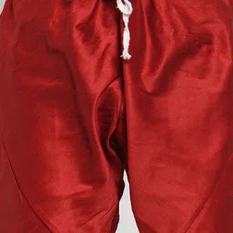 KRAFT INDIA Dupion Silk Kurta With Churidar & Nehru Jacket image 4