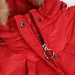 GOJI Kids Red Checked Lightweight Tailored Jacket image 4