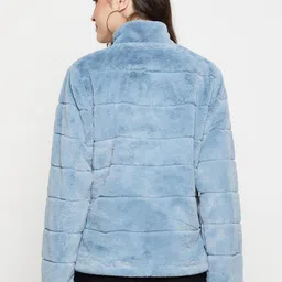 Cantabil Mock Neck Fleece Lightweight Quilted Jacket image 3