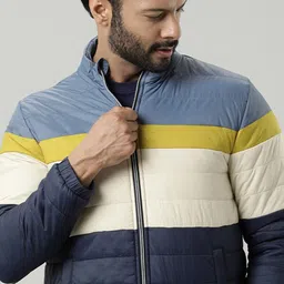 Indian Terrain Colourblocked Lightweight Puffer Jacket image 5