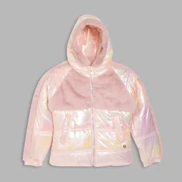 Blue Giraffe Girls Peach-Coloured Tailored Jacket image 1