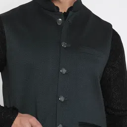 Ethnicity Woven Design Nehru Jacket image 3